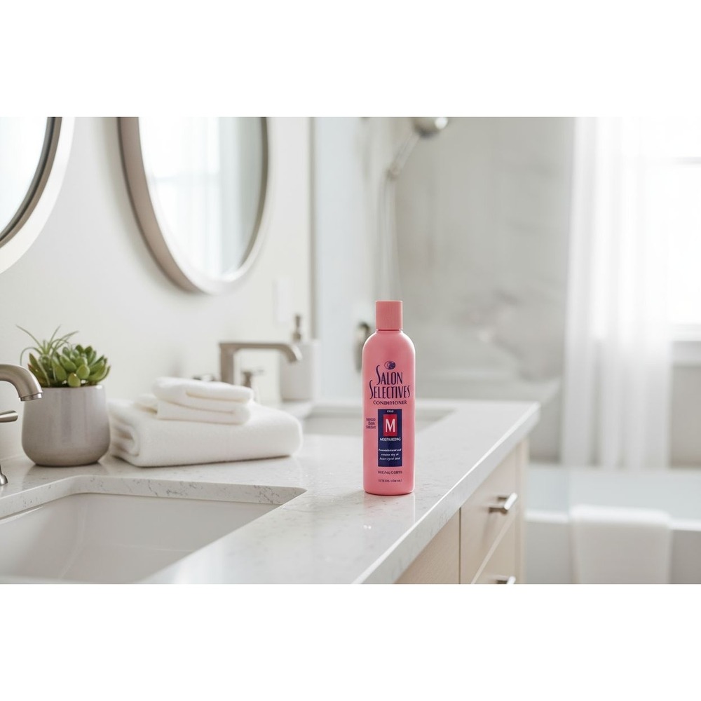 Salon Selectives Moisturizing‎ Conditioner M Type Helene Curtis Pink Bottle 13oz